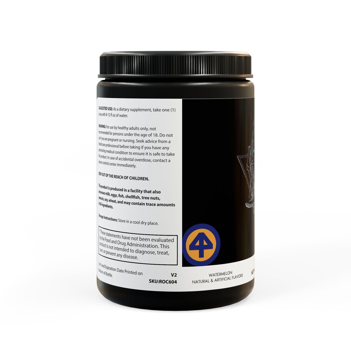 BCAA Supplement, Watermelon (325g, 11.46oz, 45 servings)