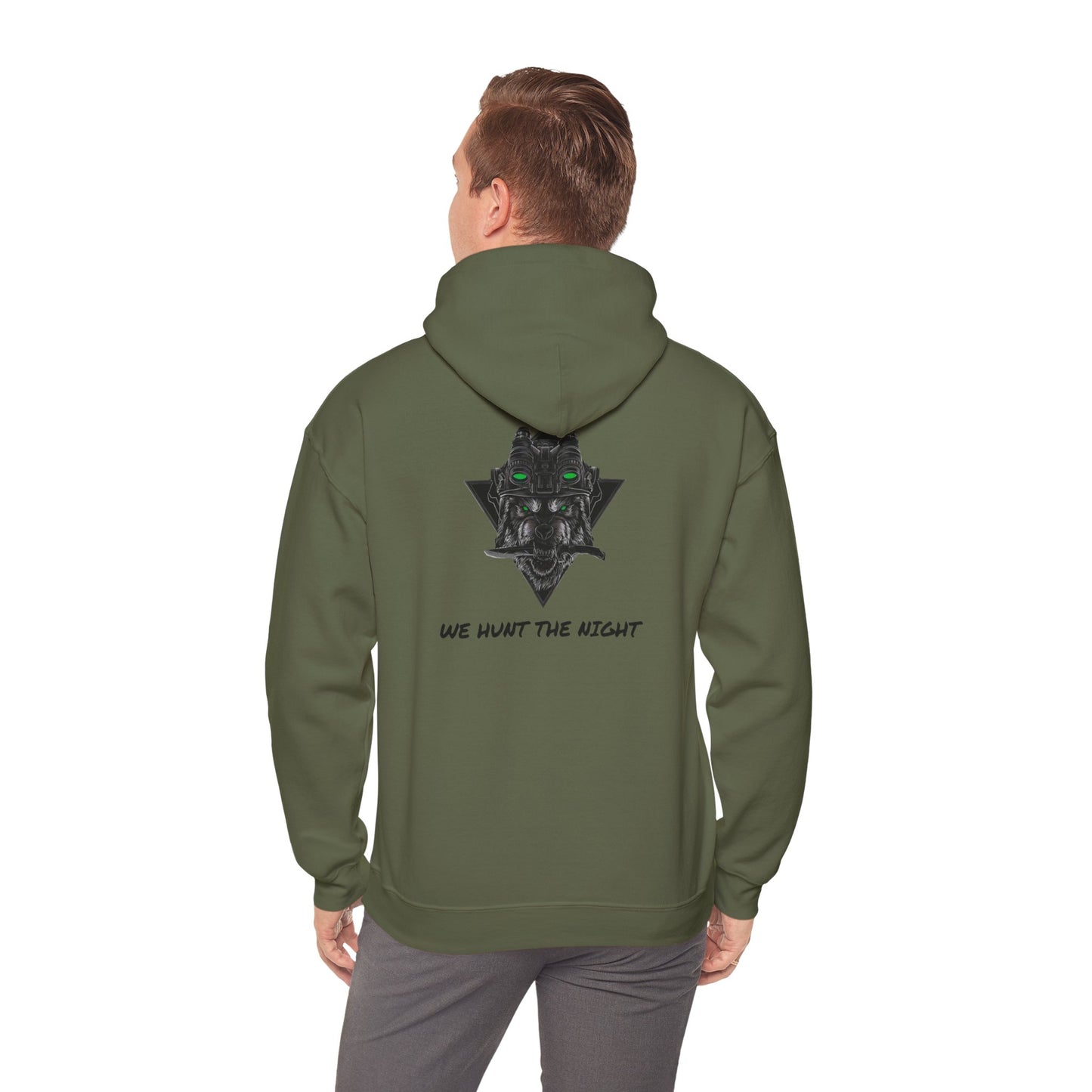 "WE HUNT THE NIGHT" Hooded Sweatshirt