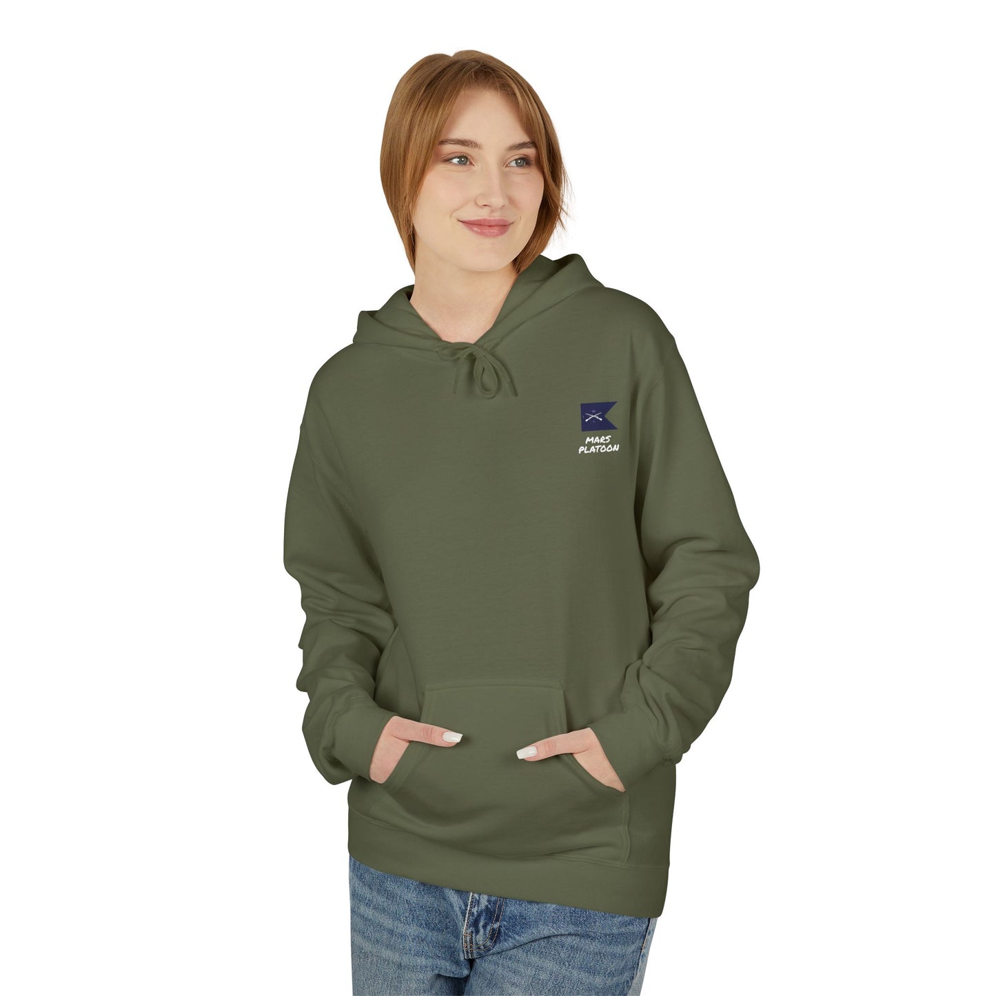 Cotton "Vixi Liber et Moriar" Hooded Sweatshirt