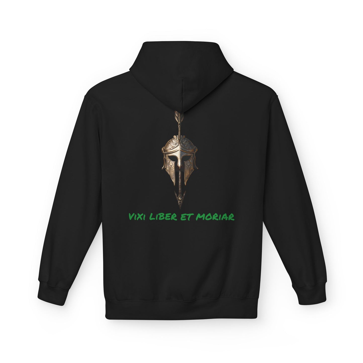 Cotton "Vixi Liber et Moriar" Hooded Sweatshirt