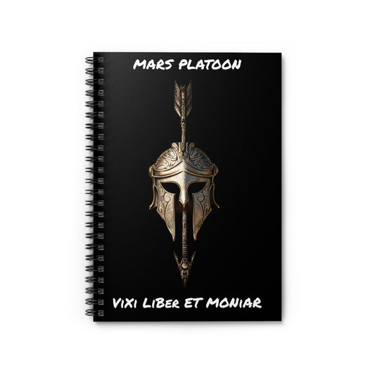 Mars Platoon - Vixi Liber Et Moniar Notebook